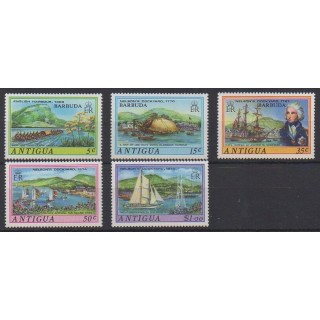 Buy this set of stamps of Barbuda of the year 1975 (Nb 208/212).