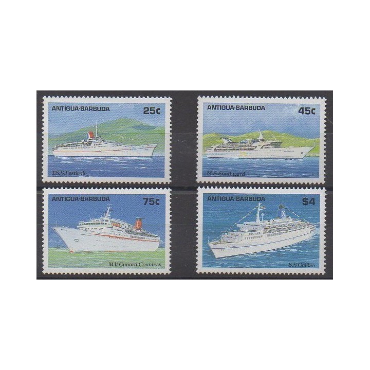 Buy this set of stamps of Antigua and Barbuda of the year 1989 (Nb 1154/1157).