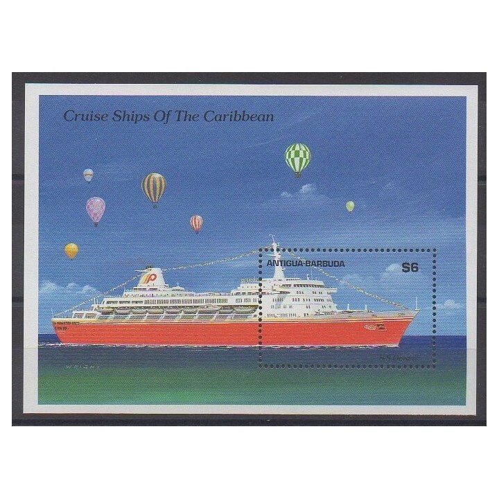 Buy this souvenir sheet  of Antigua and Barbuda of the year 1989 (Nb BF155).