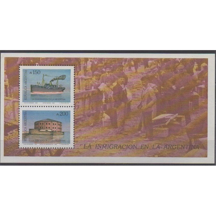 Buy this souvenir sheet  of Argentina of the year 1989 (Nb BF41).