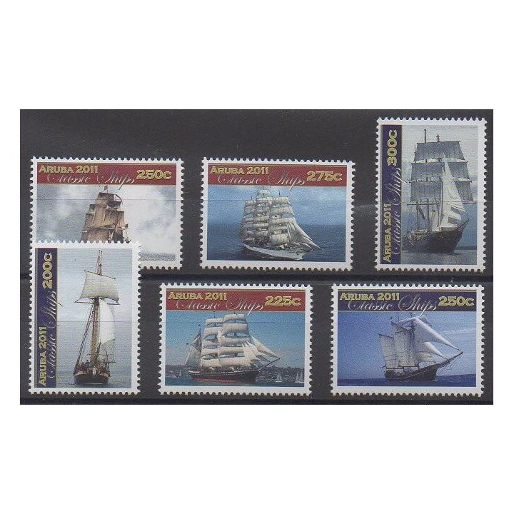 Acheter cette série de timbres d'Aruba (Antilles néerlandaises) de l'année 2011 (No 595/600).