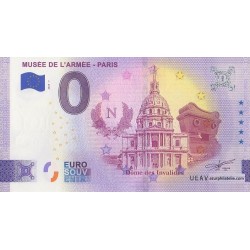 Euro banknote memory - 75 - Musée de l'armée - Paris - 2023-7