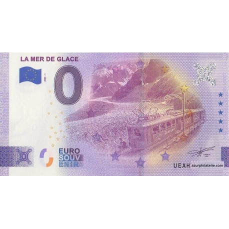 Euro banknote memory - 74 - La Mer de glace - 2023-1