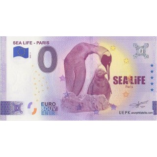 Billet souvenir touristique - 2023-3 - Sea Life - Paris - (Seine-et-Marne)