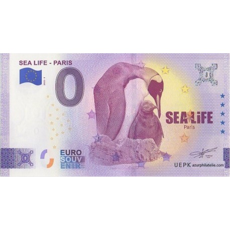 Euro banknote memory - 77 - Sea Life - Paris - 2023-3