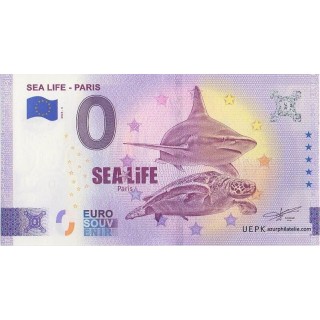 Billet souvenir touristique - 2023-4 - Sea Life - Paris - (Seine-et-Marne)