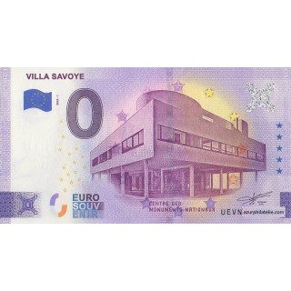 Billet souvenir touristique - 2023-1 - Villa Savoye - (Yvelines)