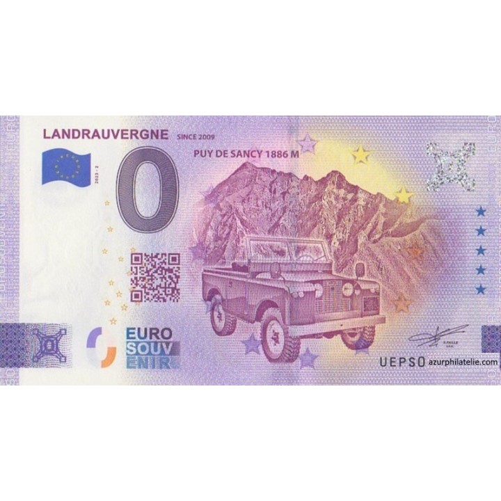 Euro banknote memory - 2023 - Landrauvergne - (Puy-de-Dôme)