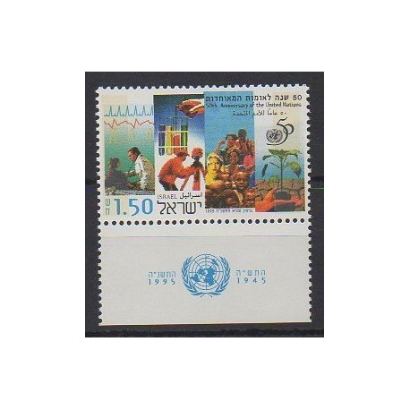Israël - 1995 - No 1272 - Nations unies