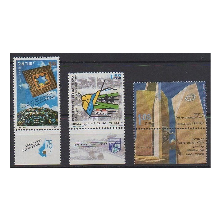 Buy this set of stamps of Israel of the year 1996 (Nb 1311/1313).