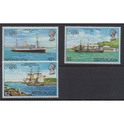 Bermuda - 1980 - Nb 384/386 - Boats