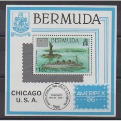 Bermudes - 1986 - No BF6 - Navigation - Philatélie