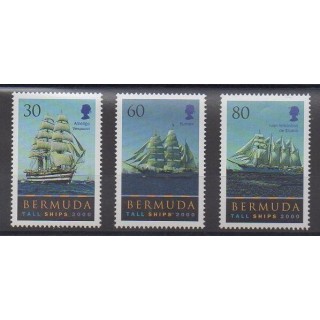 Buy this set of stamps of Bermuda of the year 2000 (Nb 790/792).