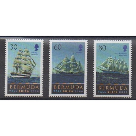 Bermuda - 2000 - Nb 790/792 - Boats