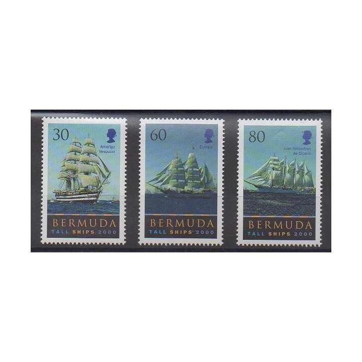 Buy this set of stamps of Bermuda of the year 2000 (Nb 790/792).