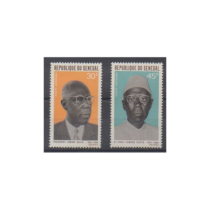 Buy these stamps of Senegal of the year 1969 (Nb PA75/PA76).