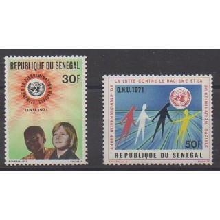 Acheter cette série de timbres du Sénégal de l'année 1971 (No 345/346).