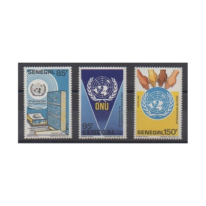 Buy this set of stamps of Senegal of the year 1987 (Nb 712/714).