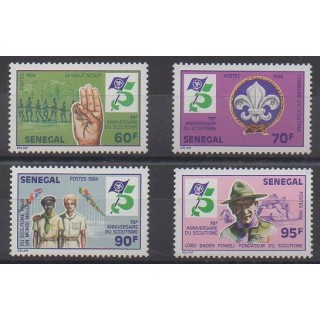 Acheter cette série de timbres du Sénégal de l'année 1984 (No 607/610).