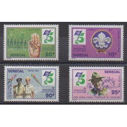 Sénégal - 1984 - No 607/610 - Scoutisme