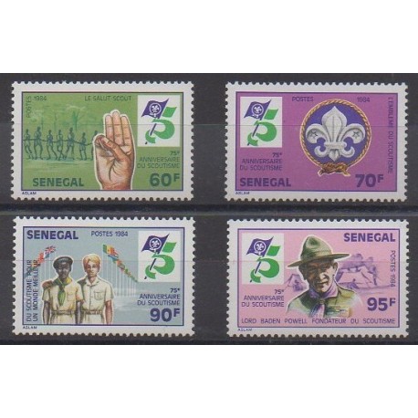 Senegal - 1984 - Nb 607/610 - Scouts