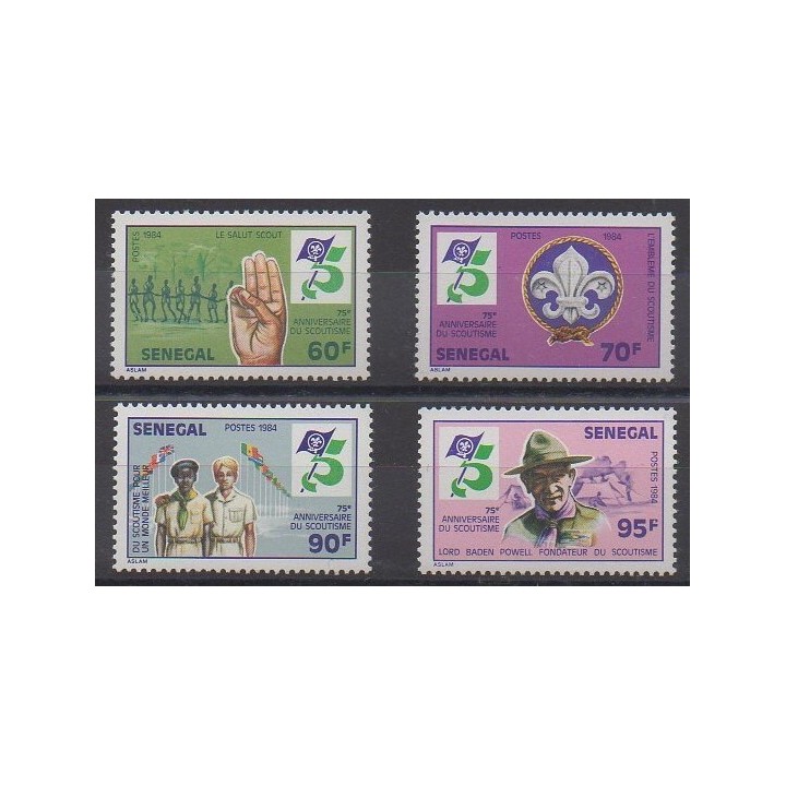 Acheter cette série de timbres du Sénégal de l'année 1984 (No 607/610).