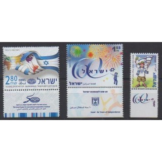 Buy this set of stamps of Israel of the year 2008 (Nb 1906/1908).