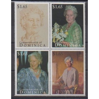 Buy this set of stamps of Dominique of the year 2002 (Nb 2843/2846).
