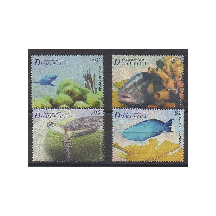 Acheter cette série de timbres de Dominique de l'année 2009 (No 3426/3429).