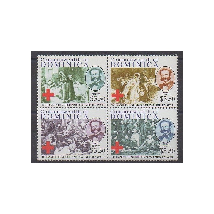 Acheter cette série de timbres de Dominique de l'année 2010 (No 3562/3565).