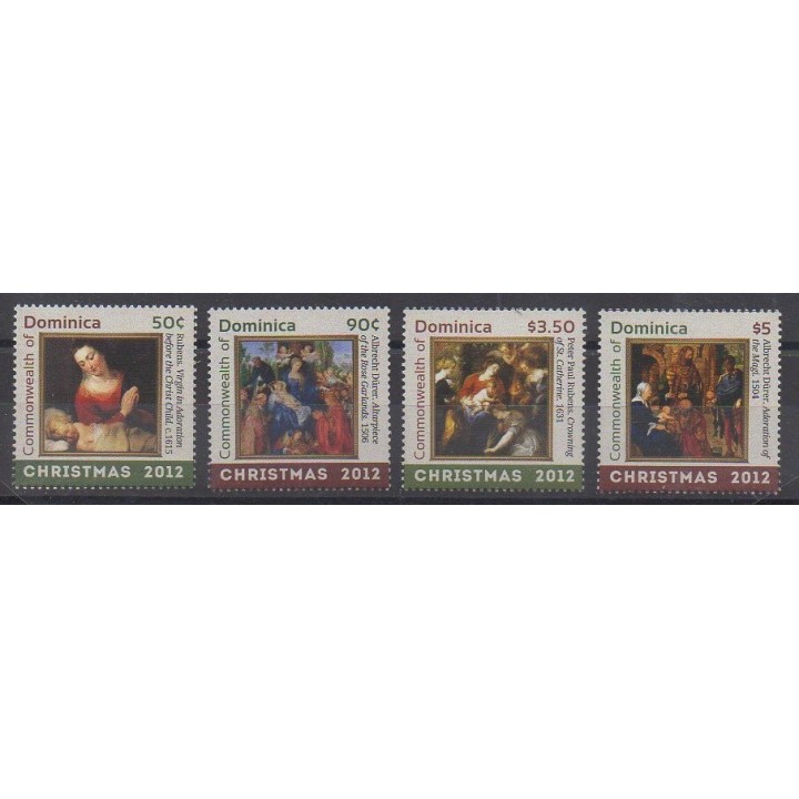 Acheter cette série de timbres de Dominique de l'année 2012 (No 3584/3587).