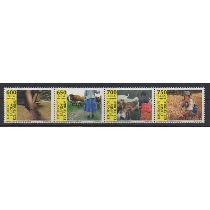 Acheter cette série de timbres de Guinée équatoriale de l'année 2014 (No 607/610).