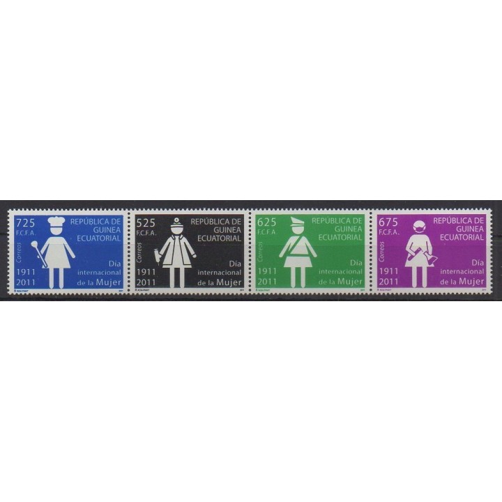 Acheter cette série de timbres de Guinée équatoriale de l'année 2011 (No 560/563).