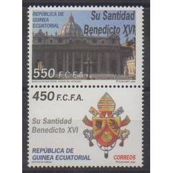 Equatorial Guinea - 2006 - Nb 485/486 - Pope
