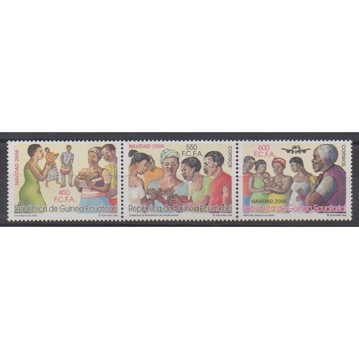 Acheter cette série de timbres de Guinée équatoriale de l'année 2006 (No 497/499).