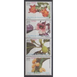 Equatorial Guinea - 2007 - Nb 508/511 - Flowers - Fruits or vegetables