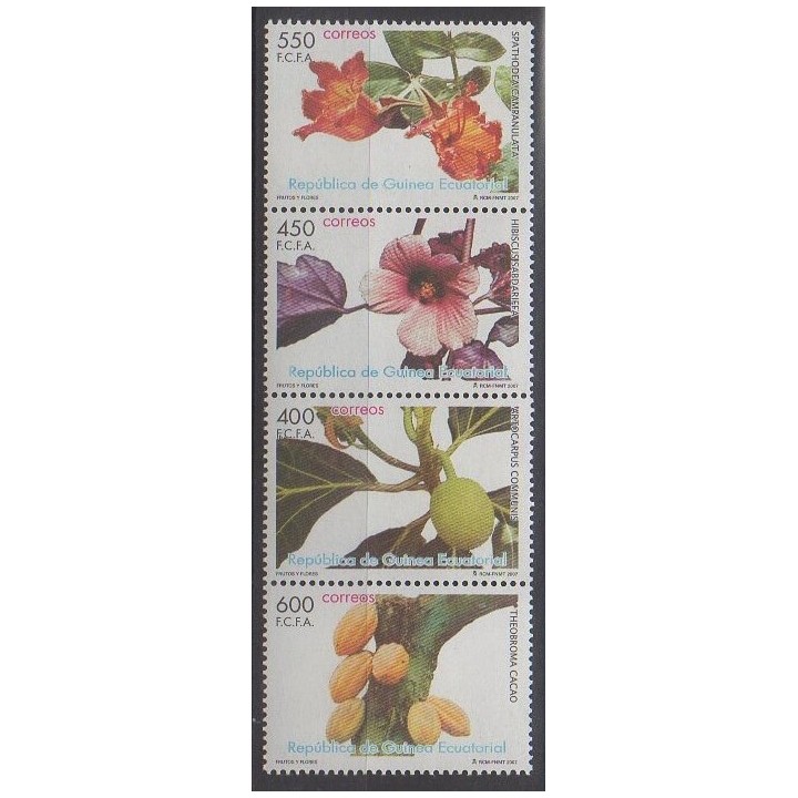 Acheter cette série de timbres de Guinée équatoriale de l'année 2007 (No 508/511).