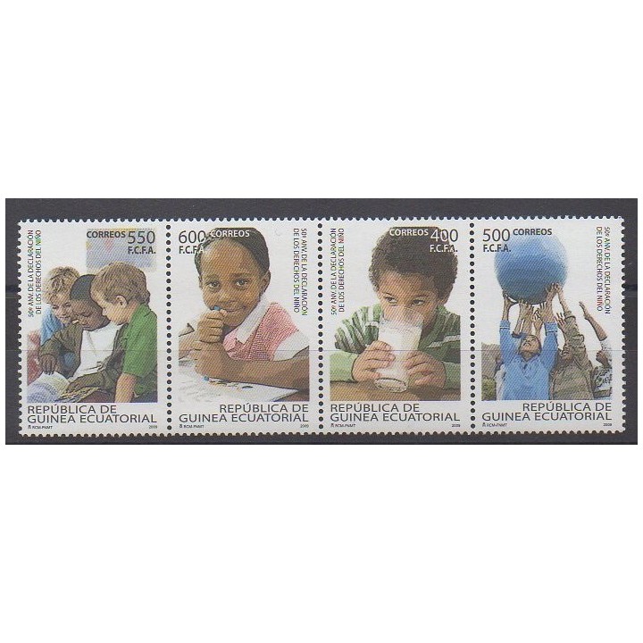 Acheter cette série de timbres de Guinée équatoriale de l'année 2009 (No 529/532).