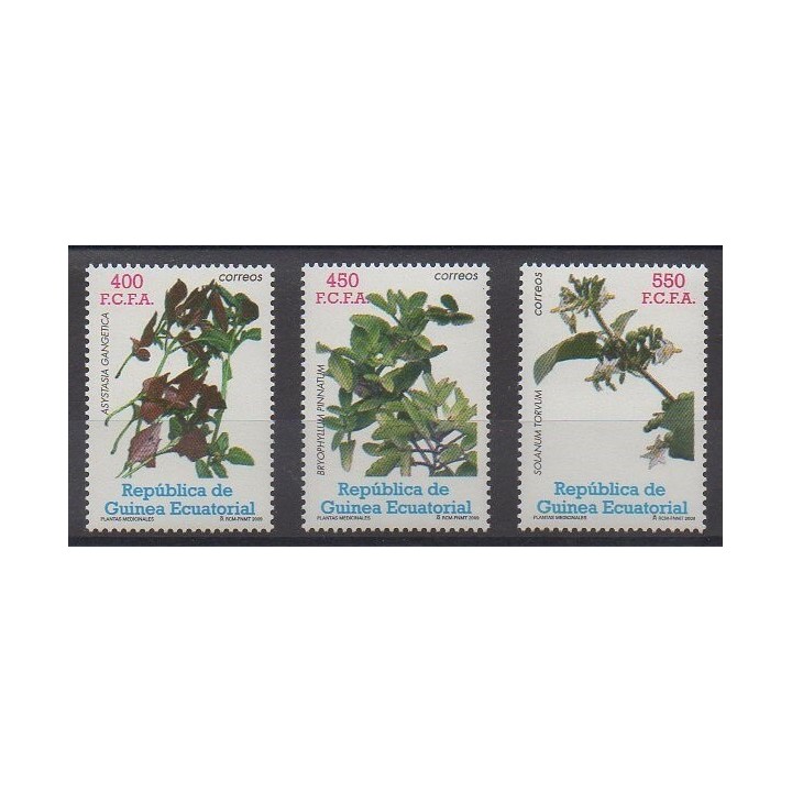 Acheter cette série de timbres de Guinée équatoriale de l'année 2009 (No 533/535).