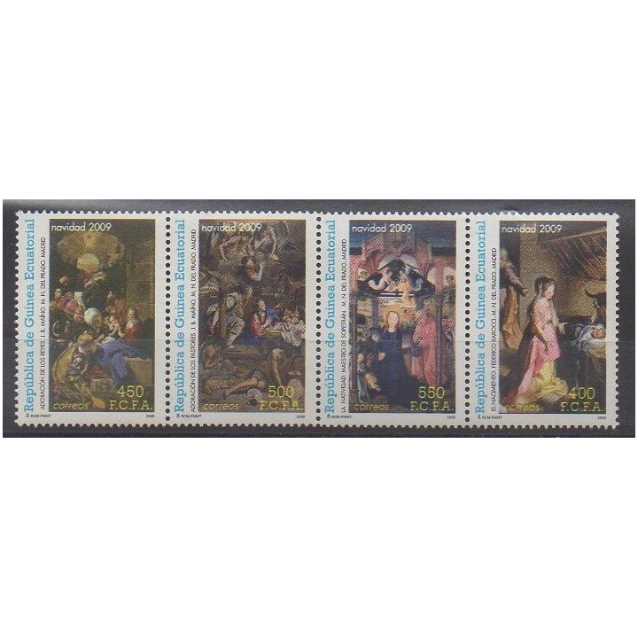 Acheter cette série de timbres de Guinée équatoriale de l'année 2009 (No 540/543).