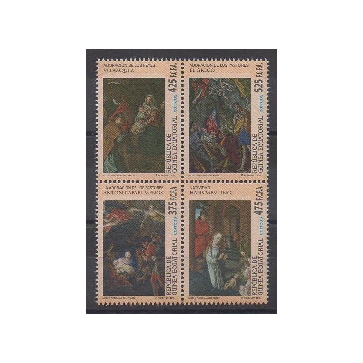 Acheter cette série de timbres de Guinée équatoriale de l'année 2010 (No 556/559).