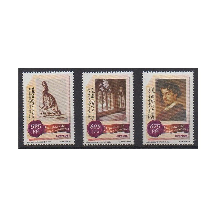 Acheter cette série de timbres de Guinée équatoriale de l'année 2011 (No 568/570).