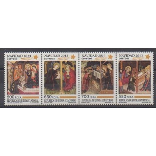 Acheter cette série de timbres de Guinée équatoriale de l'année 2013 (No 599/602).