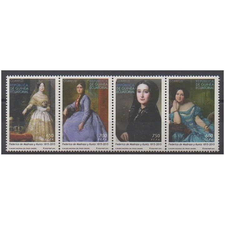 Acheter cette série de timbres de Guinée équatoriale de l'année 2015 (No 623/626).