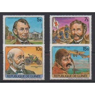Buy this set of stamps of Guinea of the year 1984 (Nb 740/743).
