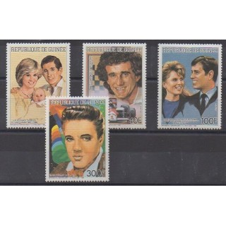 Buy this set of stamps of Guinea of the year 1986 (Nb 811/814).
