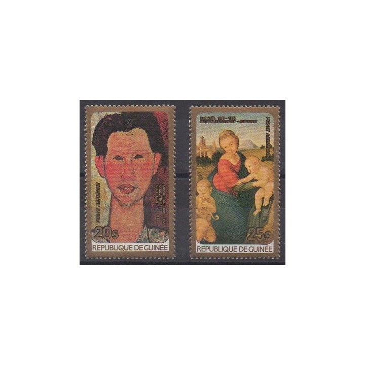 Acheter ces timbres de Guinée de l'année 1984 (No PA166/PA167).