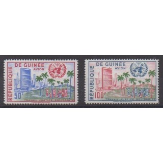 Acheter cette série de timbres de Guinée de l'année 1959 (No PA9/PA10).