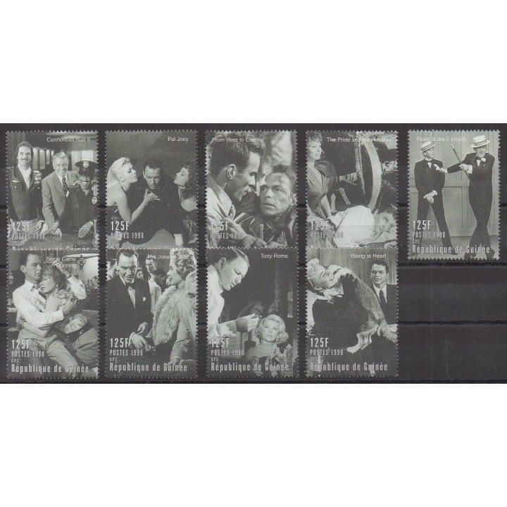 Acheter cette série de timbres de Guinée de l'année 1998 (No 1198/1206).
