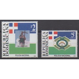 Acheter cette série de timbres de la République Dominicaine  de l'année 2000 (No 1421/1422).